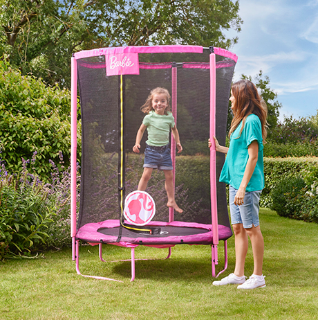 Barbie trampoline for toddlers