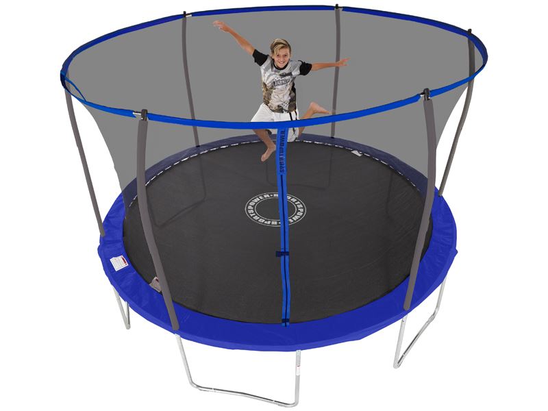 14ft Sportspower Trampoline With Easi – Store Enclosure – Parts