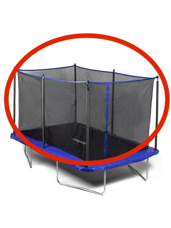 Rectangular Enclosure Net BouncePro 12×8 trampoline